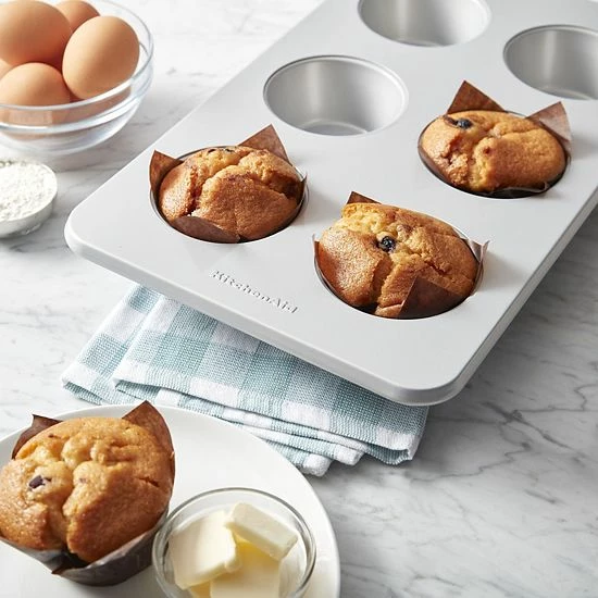 KitchenAid KE967OSNSA Nonstick Aluminized Steel 6-Cup Mega Muffin Pan KitchenAid KE967OSNSA Nonstick Aluminized Steel 6-Cup Mega Muffin Pan -KitchenAid Shop unnamed file 954