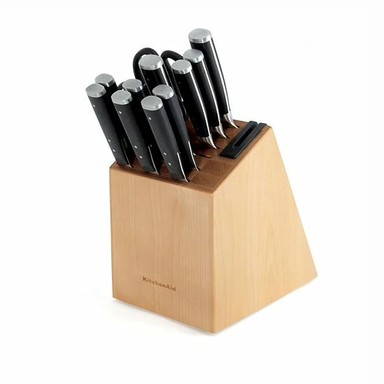 KitchenAid KO14TNBXBAA Gourmet 14-pc. Forged Triple Rivet Knife Block Set 5 KitchenAid KO14TNBXBAA Gourmet 14-pc. Forged Triple Rivet Knife Block Set - Image 3