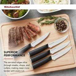 Alternative view of KitchenAid KE4PSKEOHOBA Classic 4-pc. Steak Knife Set