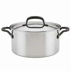 KitchenAid 5-Ply Clad Stainless Steel 6-qt. Stockpot With Lid
