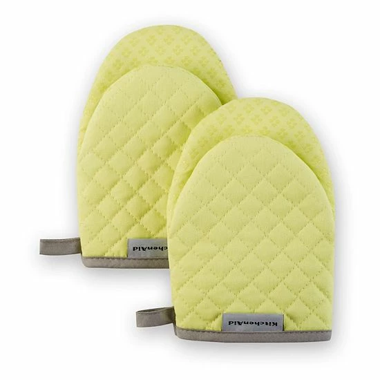KitchenAid Asteroid Mini Oven Mitt 2-pk. Aqua 9 KitchenAid Asteroid Mini Oven Mitt 2-pk. Aqua - Image 7